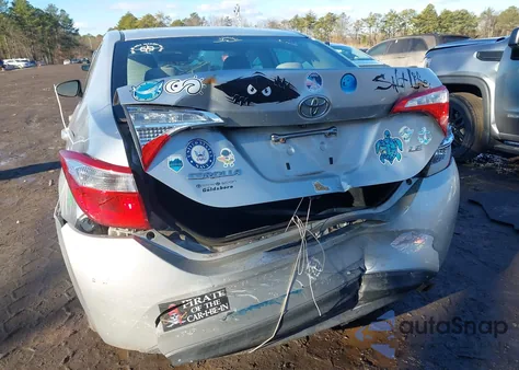 2014 Toyota Corolla Le из США, поврежденный, VIN 5YFBURHE2EP119988